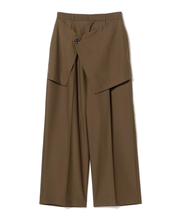 新発売 新商品 Ray BEAMS（レイ パンツ ワイド ラップ ビームス）フロント パンツ