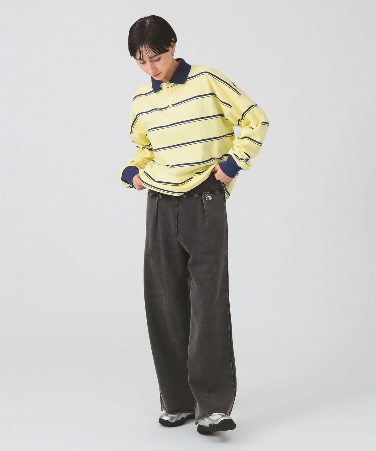 Ray beams×championスウェット BEAMS BOY（ビームス ボーイ）【別注】Champion / ロゴリバース