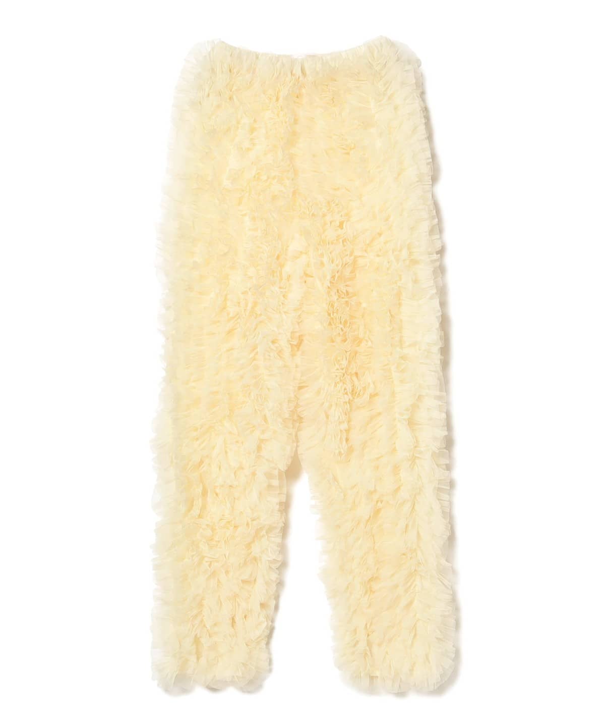 VIVIANO / Ruffle Tulle Leggins レッグウェア WOMEN YELLOW M VIVIANO / Ruffle Tulle Leggins レッグウェア WOMEN YELLOW M