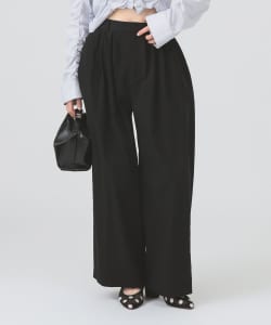 ギャザー ボリューム パンツ