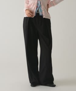 【+10%ポイントUP】ベルテッド ワイド パンツ