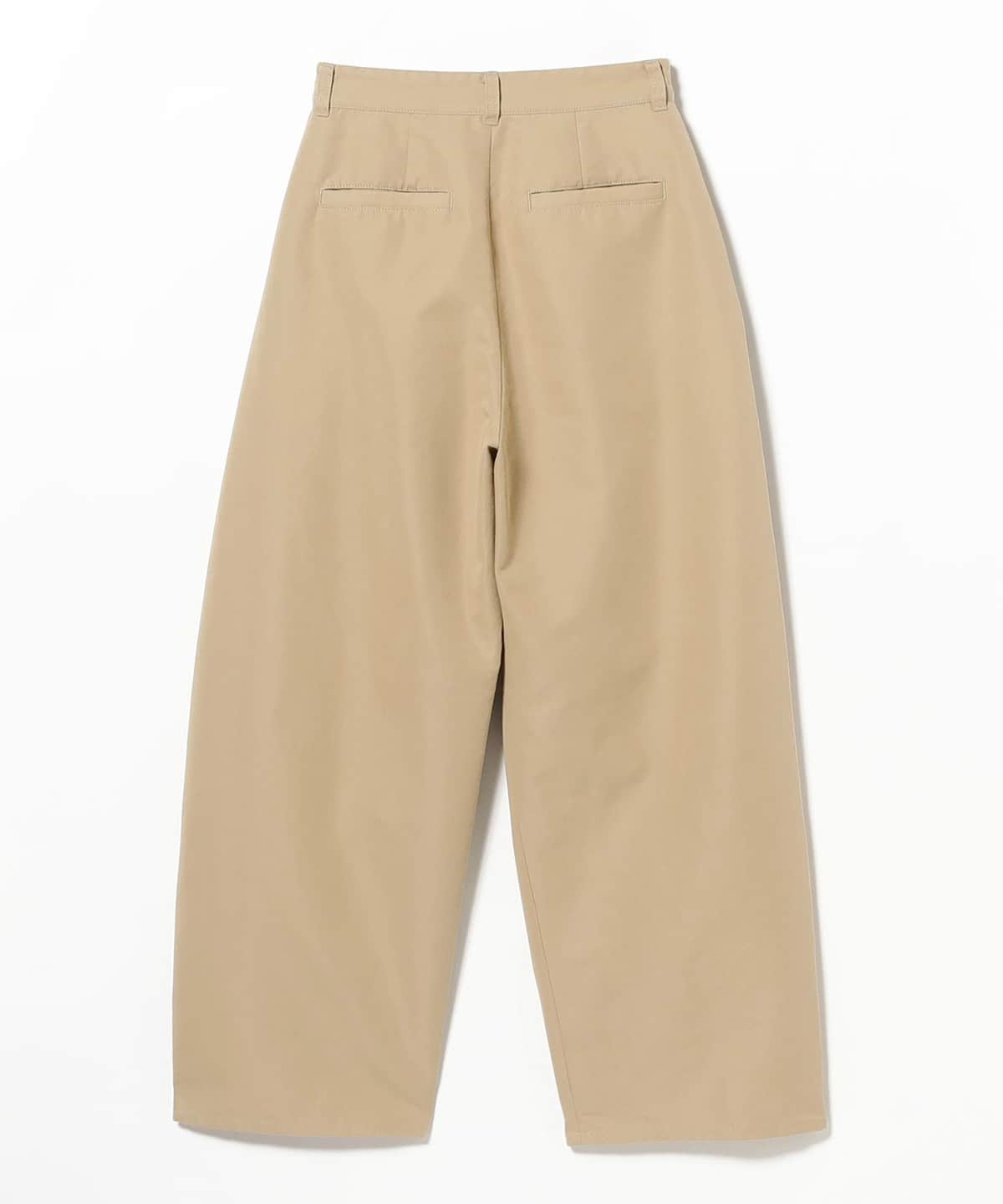 Ray BEAMS（レイ ビームス）2タック カーブ バレル チノパンツ（パンツ