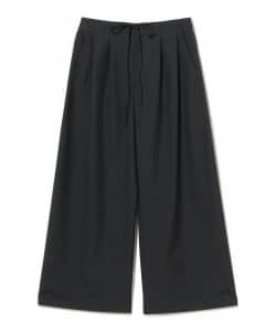 Graphpaper / Fine Wool Heather Drawstring Wide Pants
