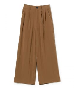 ワイド ストレート 2タック パンツ