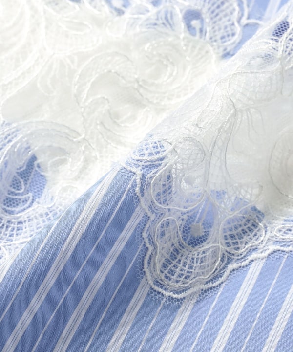Cutwork lace pants
