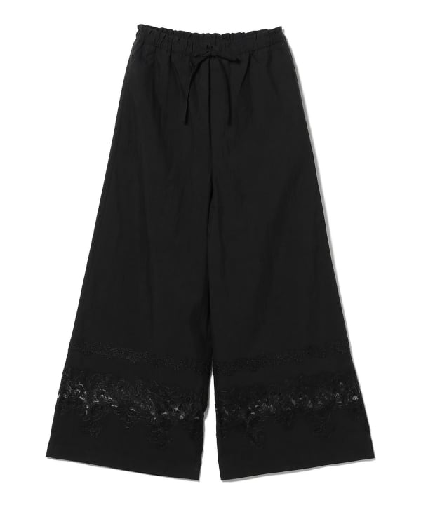 Cutwork lace pants