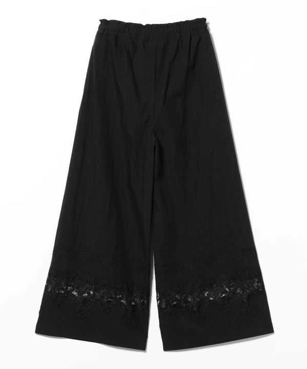 Cutwork lace pants