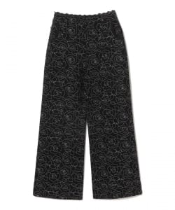 VIVIANO / Denim Trousers Quilted a Roses