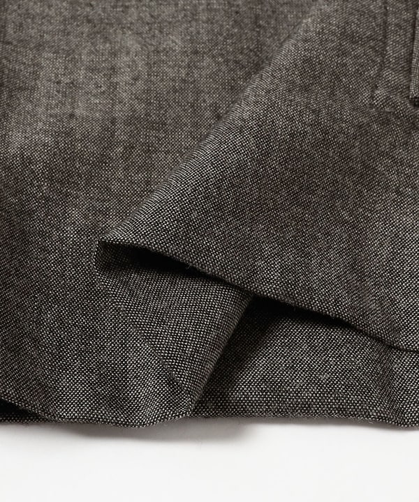 08sircus / Wool viscose chambray belted cargo pants