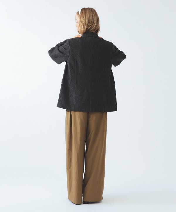 【+10%ポイントUP】サイド ベルト ワイド パンツ