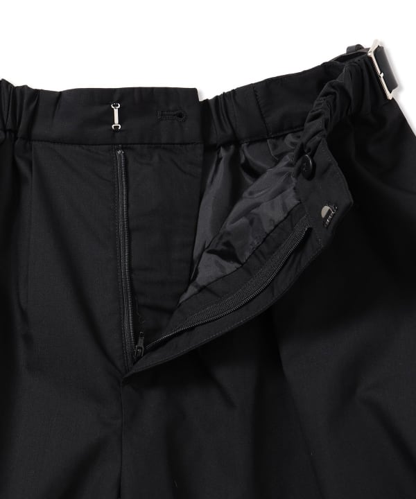 【+10%ポイントUP】サイド ベルト ワイド パンツ