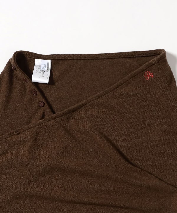 PISCESS / Button Layered Skirt Pants