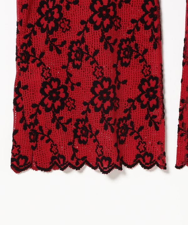 RhodolirioN / Slit Flare Flower Lace Pant