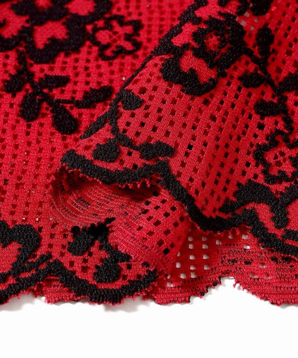 RhodolirioN / Slit Flare Flower Lace Pant