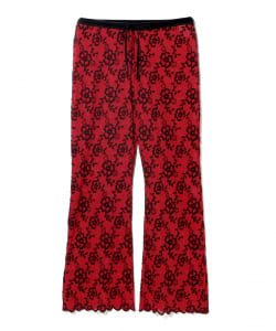 RhodolirioN / Slit Flare Flower Lace Pant