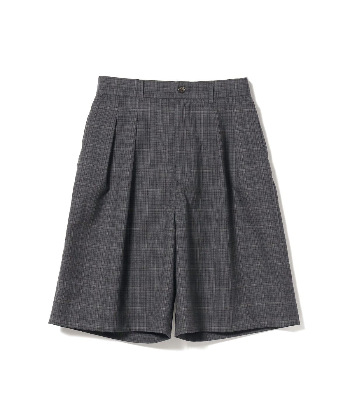 パンツ two tuck cotton wide short pants two tuck cotton wide short pants