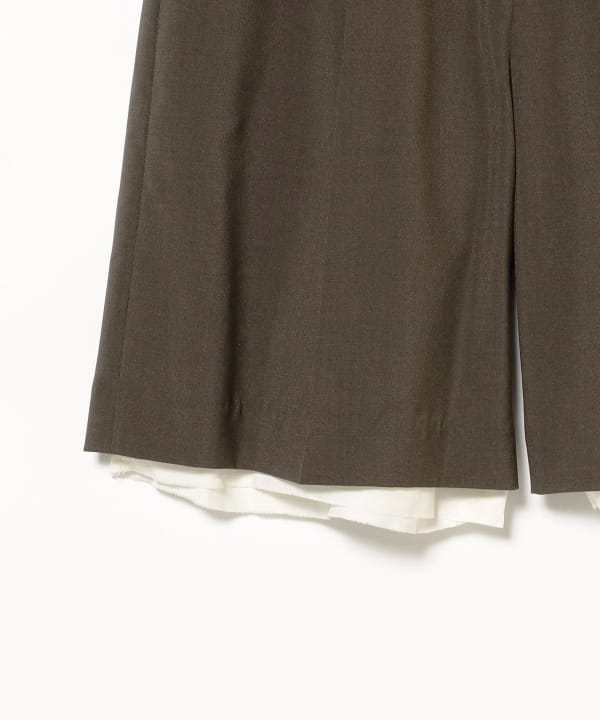 Ray BEAMS (Ray BEAMS) RBS / Color-coordinated hem half pants