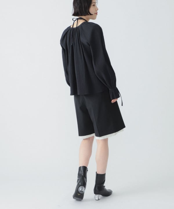 Ray BEAMS (Ray BEAMS) RBS / Color-coordinated hem half pants