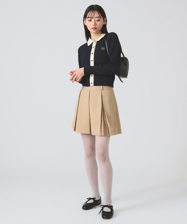パンツ FRED PERRY /Pleated Shorts レディース即日発送 FRED PERRY パンツ 「別注」FRED / Pleated Shorts レディース