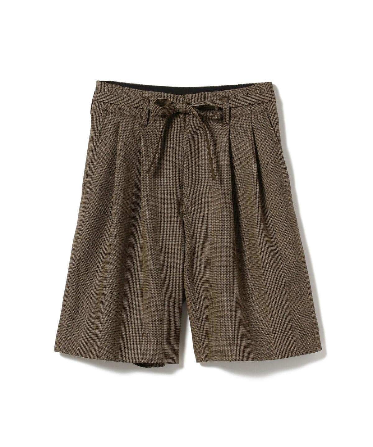 【アウトレット】sawa takai サワタカイ / Check Belt Shorts パンツ WOMEN BROWN PLAID XS 【アウトレット】sawa takai サワタカイ / Check Belt Shorts パンツ WOMEN BROWN PLAID XS