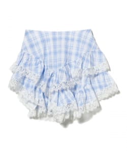 YUHAN WANG / raffle hem skirt