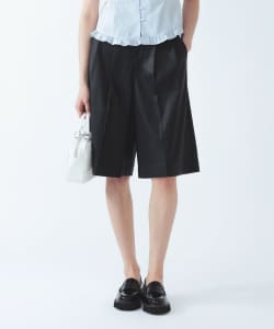 フェイクレザー バミューダ パンツ