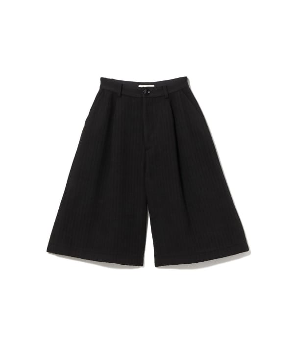ストライプ ワイド ハーフ パンツ