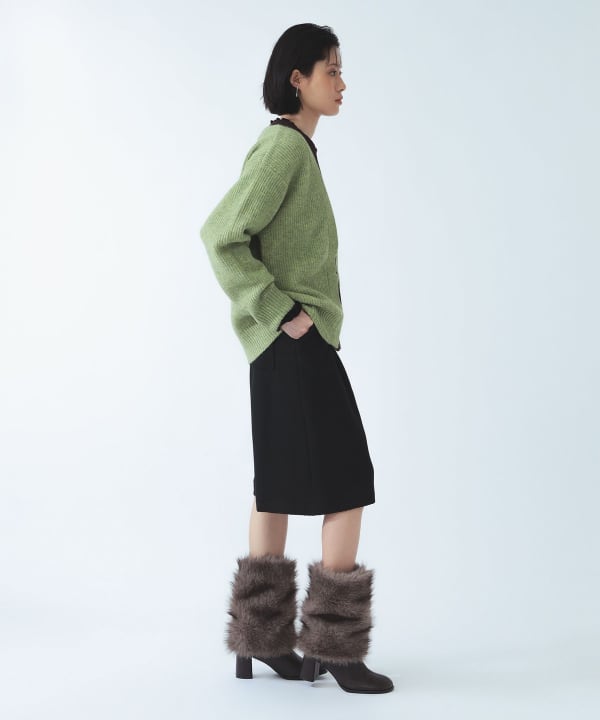 ストライプ ワイド ハーフ パンツ