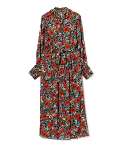 ○MUVEIL / フラワー プリント ワンピース