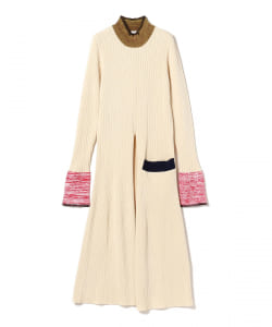 ○TOGA PULLA / WIDE RIB KNIT DRESS