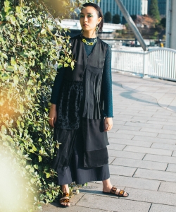 Name. × Ray BEAMS / 別注 ティアード ワンピース