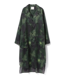 ▲○FACTOTUM FEMME × Ray BEAMS /  別注 切替 ロング シャツ