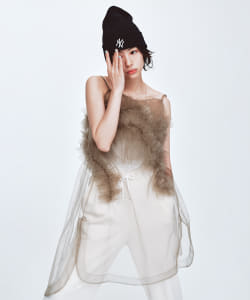 Chika Kisada × Ray BEAMS / 別注 チュール ワンピース