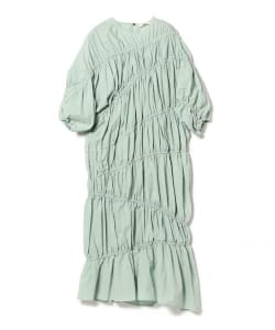 ○Uhr / Shirring Dress