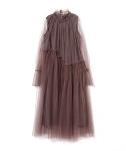 〇Chika Kisada / チュール ロングスリーブ ドレス