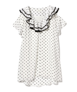 GHOSPELL / Dot Ruffle Dress