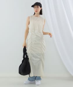 【5/15再値下げ】【別注】Champion / ギャザー ノースリーブ ワンピース