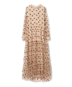 sister jane / Sheer Rose Maxi Dress