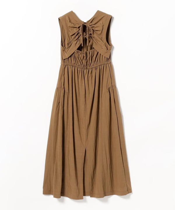 Ray BEAMS (Ray BEAMS) 【6/12 降价】后背开襟无袖连衣裙 (Dress