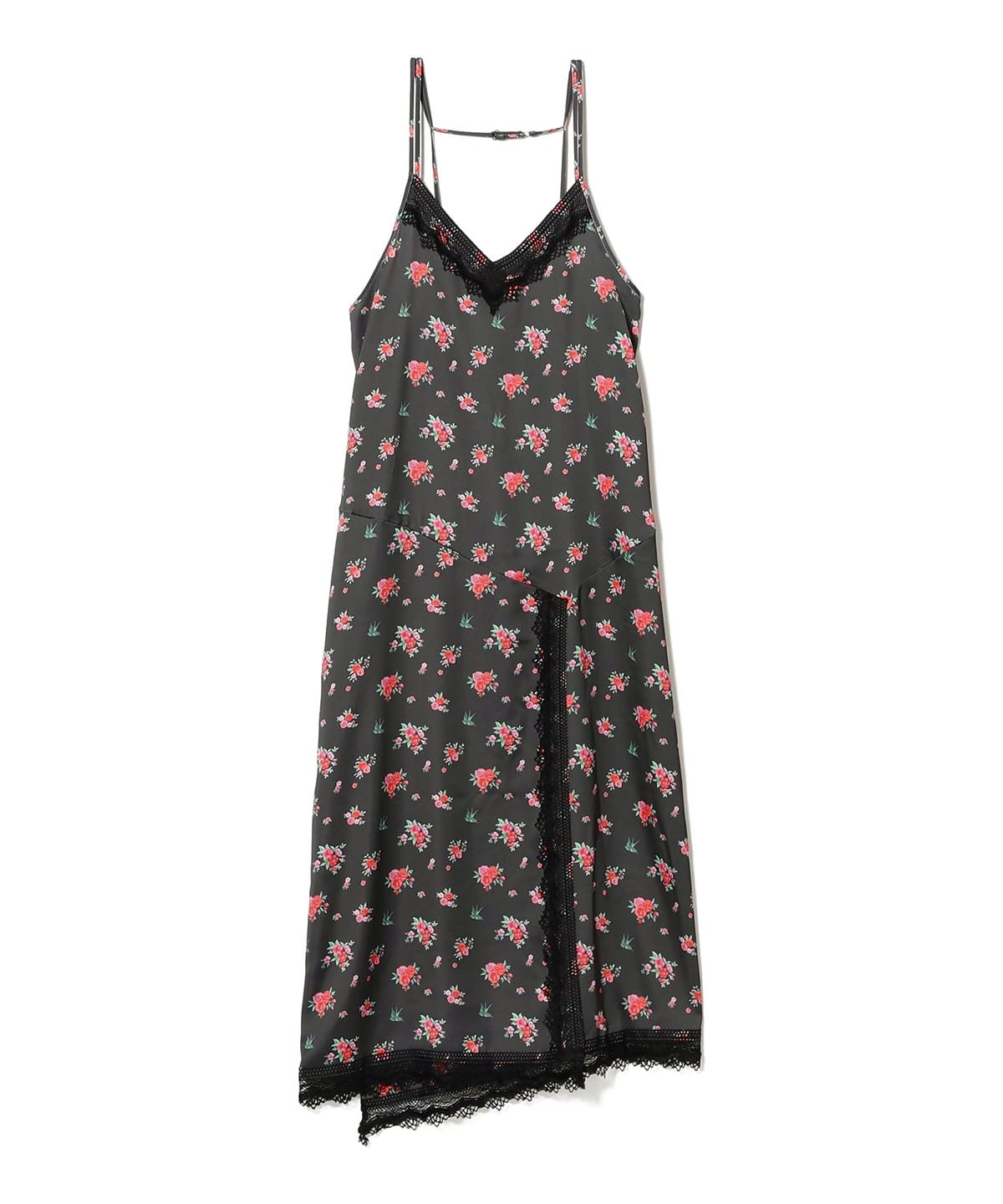 RhodolirioN / Long Slip Dress ワンピース WOMEN BLACK 0 RhodolirioN / Long Slip Dress ワンピース WOMEN BLACK 0