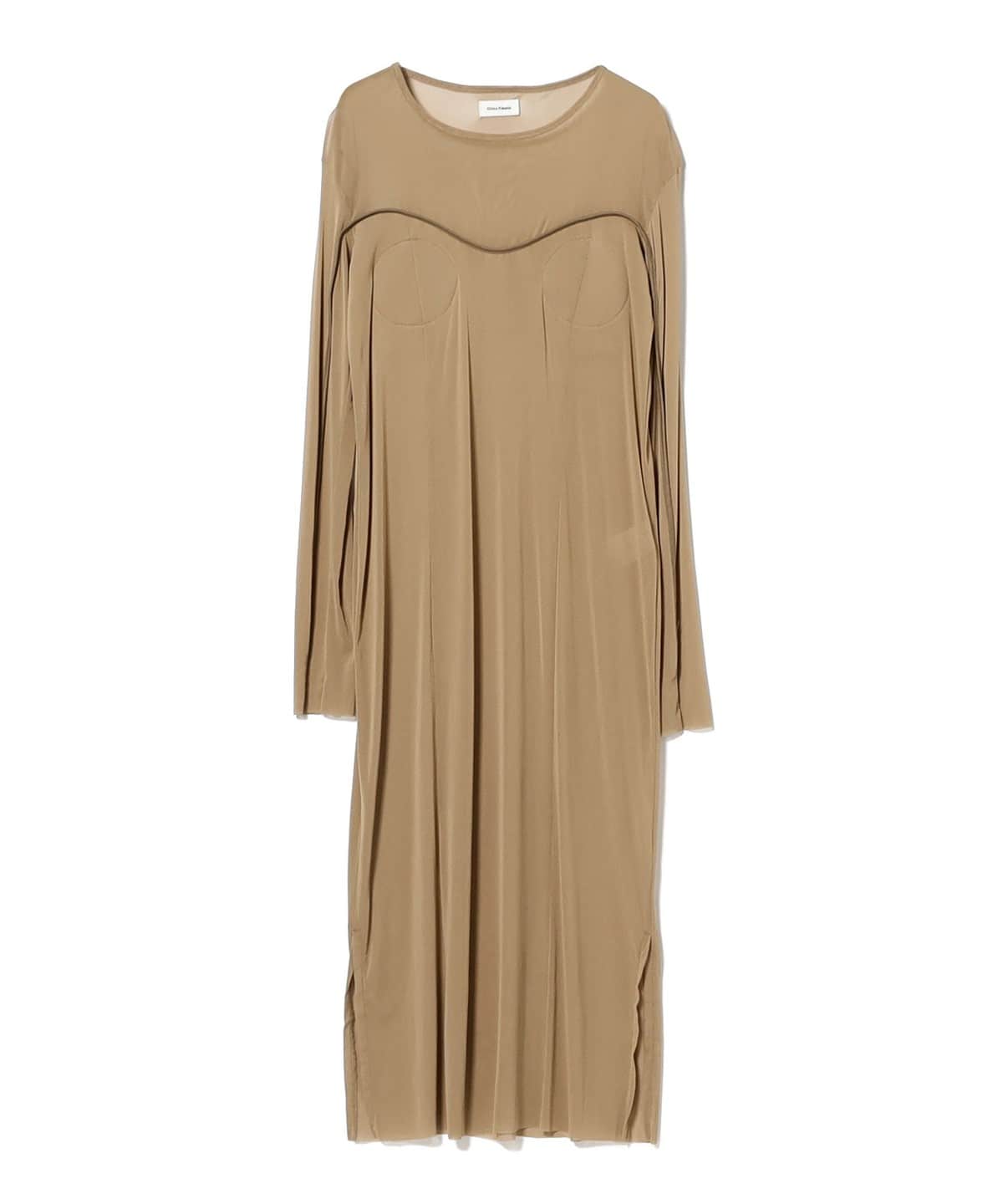 【rihokoさま専用】Chika Kisada×Ray BEAMS Ray BEAMS Ray BEAMS Chika Kisada / Sheer Long Sleeve Dress (One
