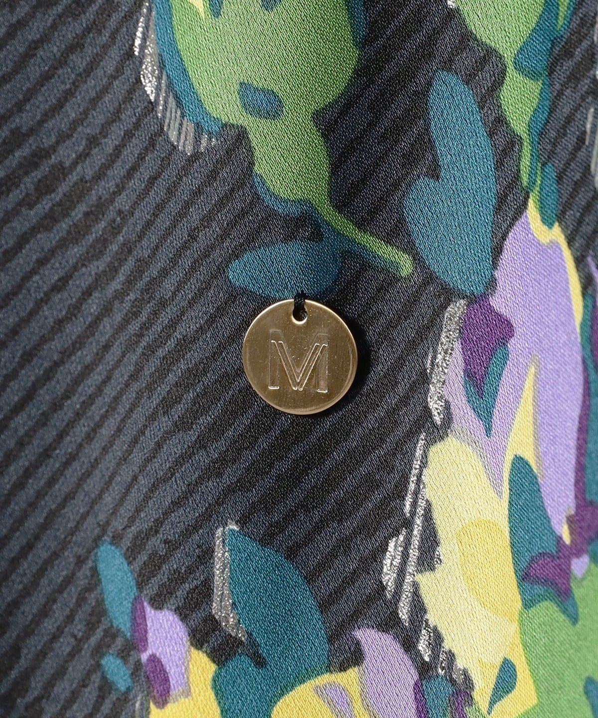 MUVEIL オリーブプリントノースリーブ ワンピース 凄い