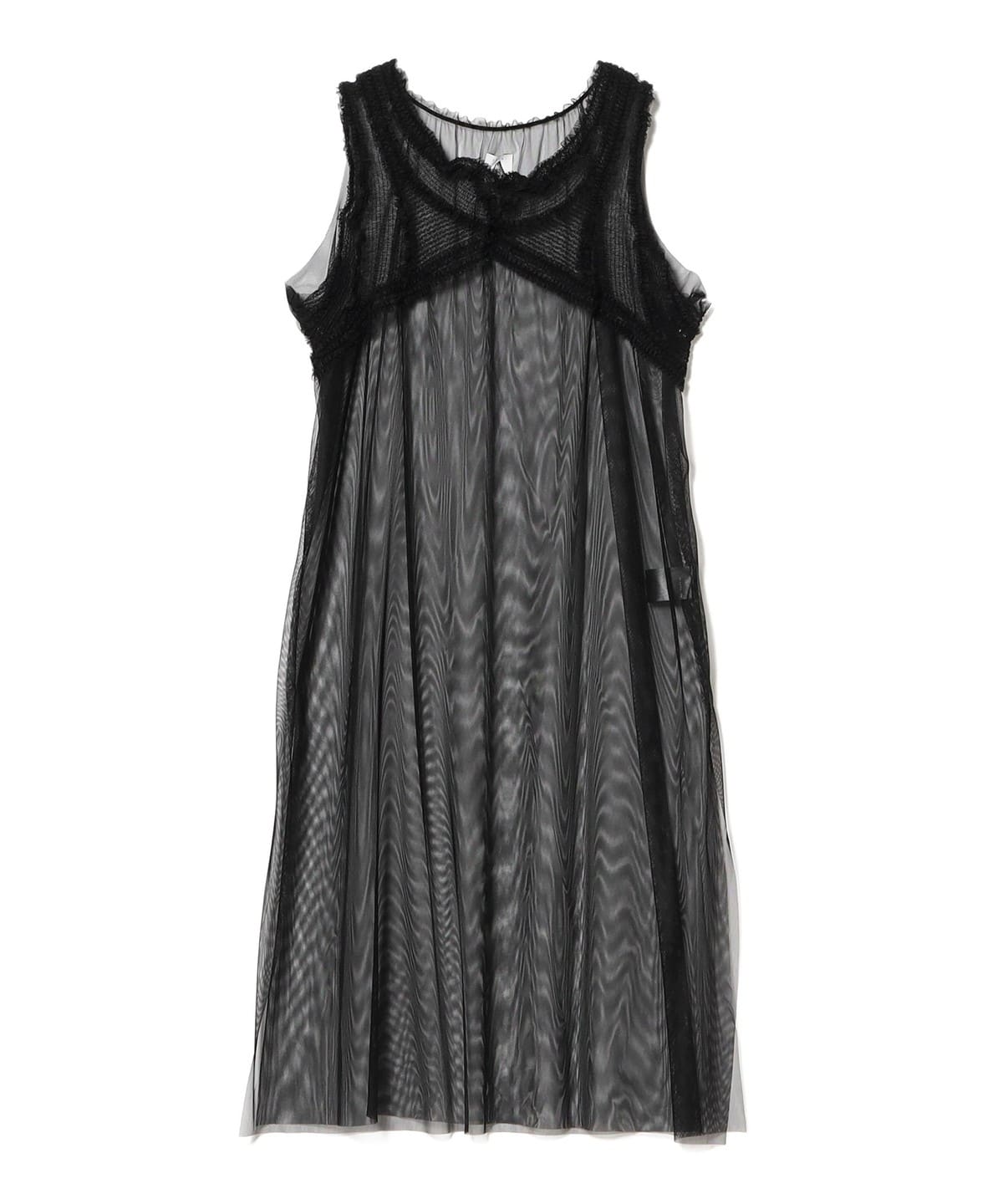 Yuumi ARIA ユウミアリア / Embroidary Tulle Dress ワンピース WOMEN BLACK ONE SIZE Yuumi ARIA ユウミアリア / Embroidary Tulle Dress ワンピース WOMEN BLACK ONE SIZE