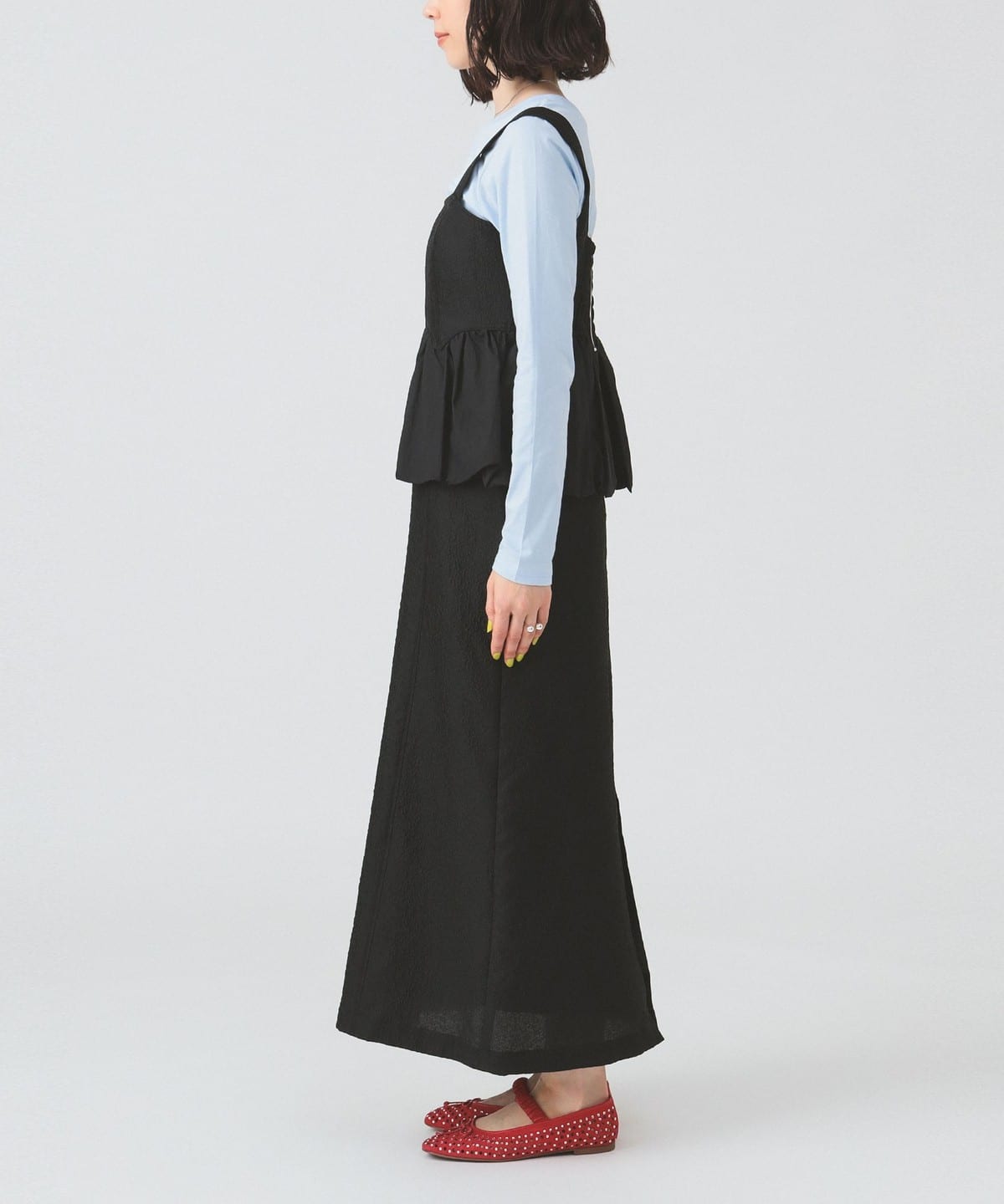 Ray BEAMS(レイビームス) 22SS バルーン スリーブ ブラウス Ray BEAMS 