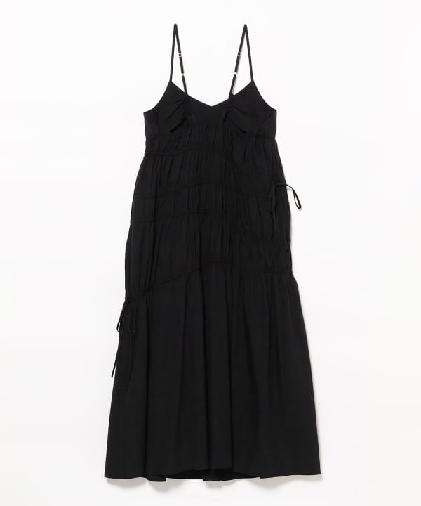 BEAMS シャーリングキャミワンピース Ray BEAMS（レイ ビームス）シャーリング キャミ ワンピース