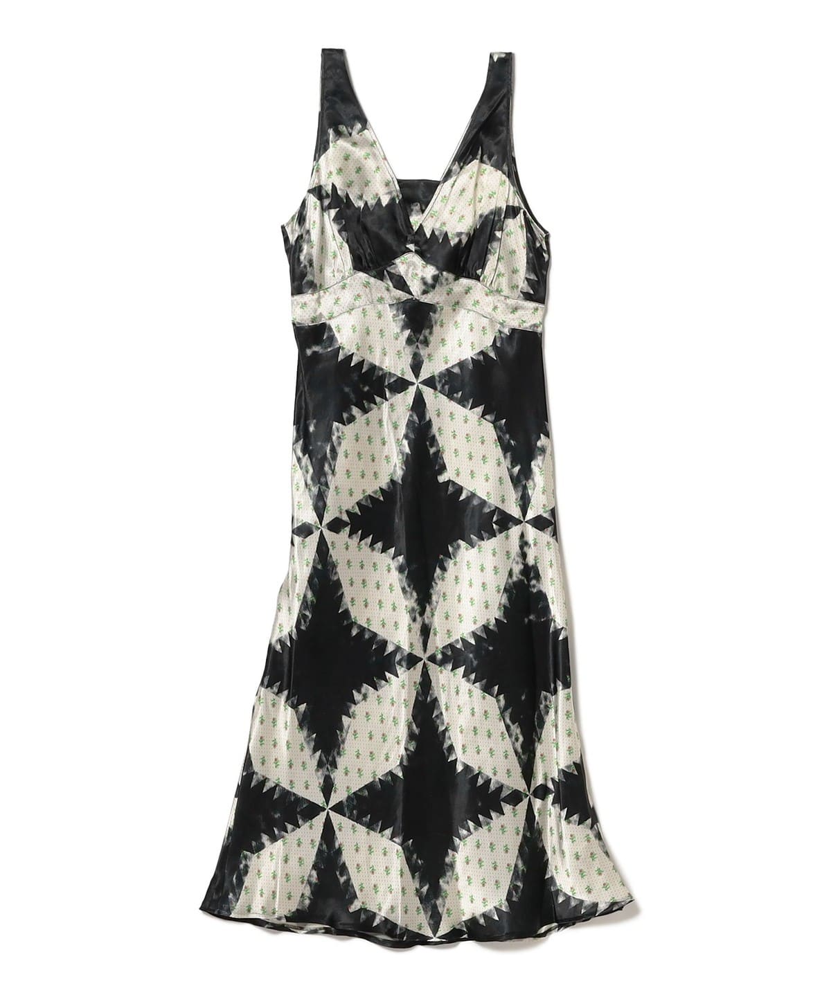 【別注】NOMARHYTHM TEXTILE / Slip Dress ワンピース WOMEN OffWhite*Black ONE SIZE 【別注】NOMARHYTHM TEXTILE / Slip Dress ワンピース WOMEN OffWhite*Black ONE SIZE