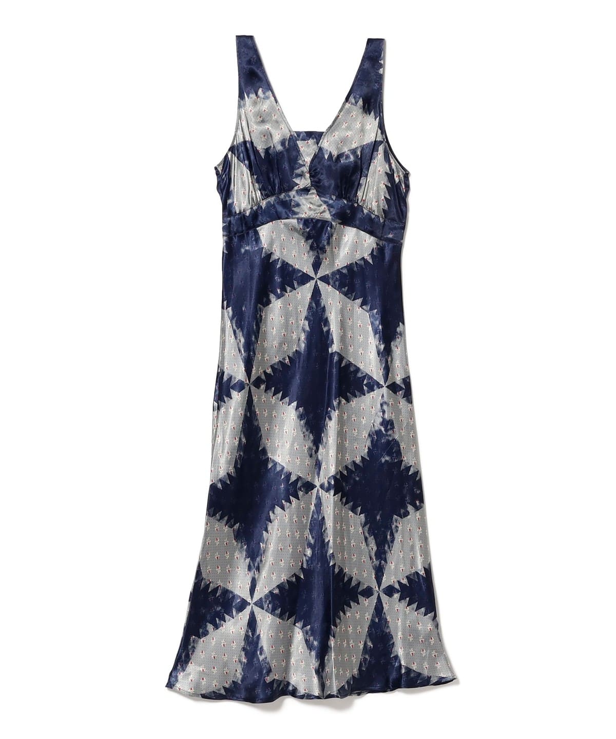 【別注】NOMARHYTHM TEXTILE / Slip Dress ワンピース WOMEN Grey*Navy ONE SIZE 【別注】NOMARHYTHM TEXTILE / Slip Dress ワンピース WOMEN Grey*Navy ONE SIZE