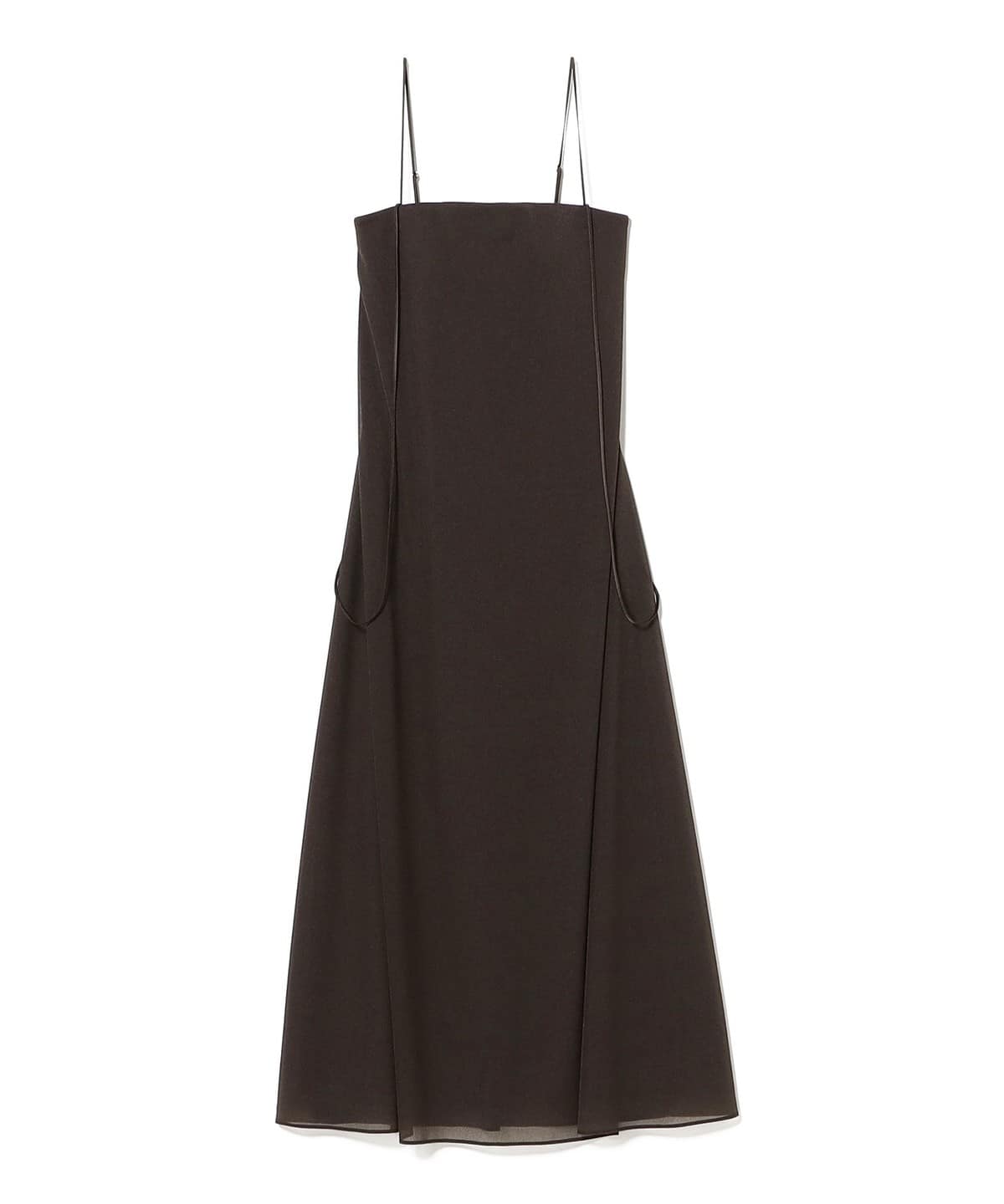 NICENICE MOMENT / DOUBLE STRAP DRESS ワンピース WOMEN CHOCOLATE/CHOCOLATE S/A-C NICENICE MOMENT / DOUBLE STRAP DRESS ワンピース WOMEN CHOCOLATE/CHOCOLATE S/A-C