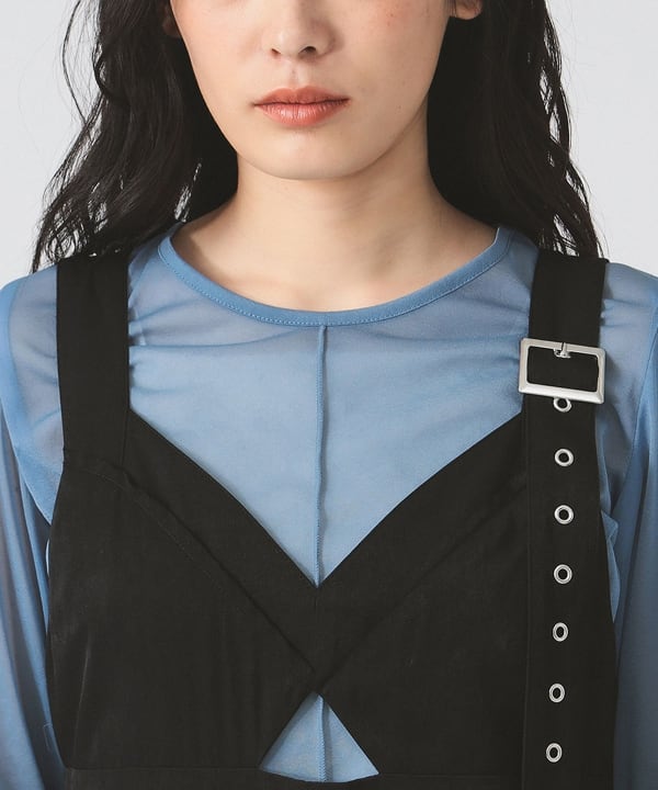 Ray BEAMS（レイ ビームス）ベルト ストラップ ワンピース