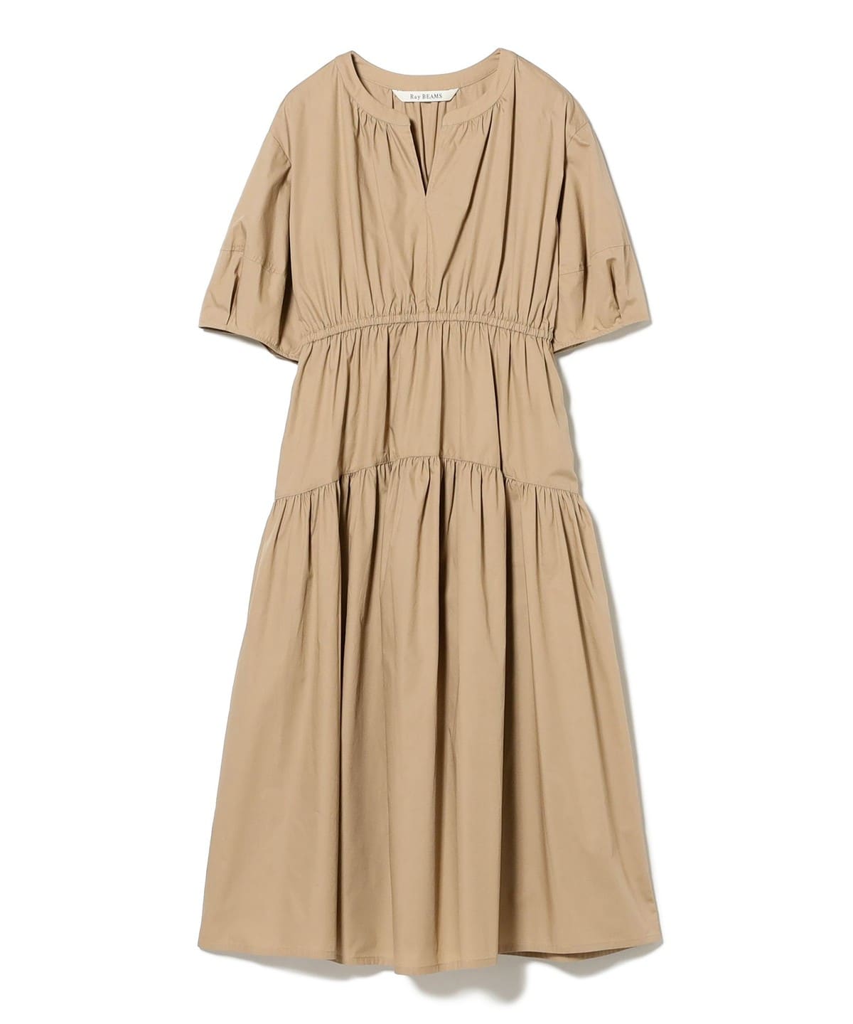 ランタン スリーブ ギャザー ワンピース ワンピース WOMEN BEIGE ONE SIZE ランタン スリーブ ギャザー ワンピース ワンピース WOMEN BEIGE ONE SIZE